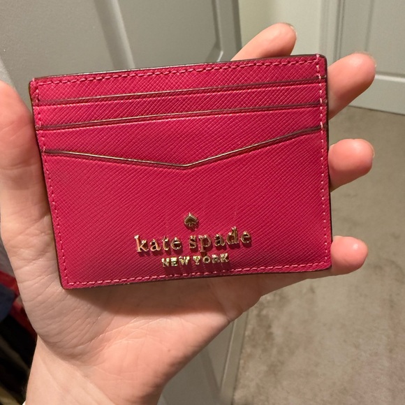 Kate Spade Fuchsia Card Holder - Picture 1 of 3
